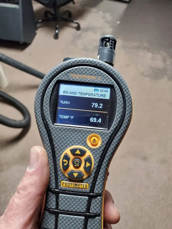 Moisture meter humidity assessment for Fire & Smoke Damage Restoration in Thompson