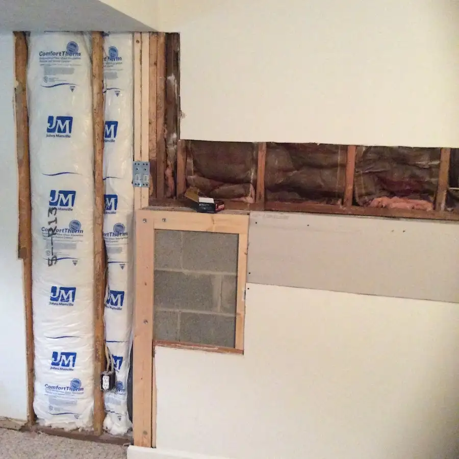 Wall insulation replacement during Odor Removal & Deodorization in Thompson